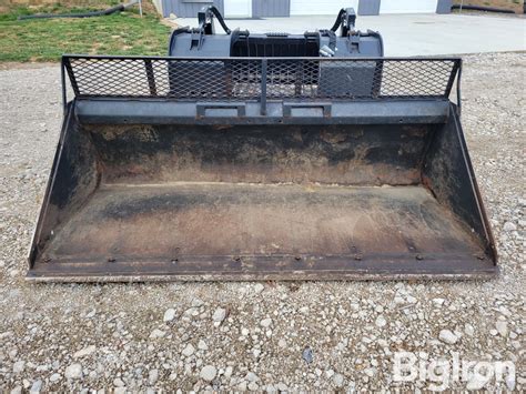 bobcat skid steer with extended bucket|bobcat 74 heavy duty bucket.